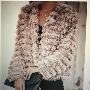 Shake it off faux fur jacket